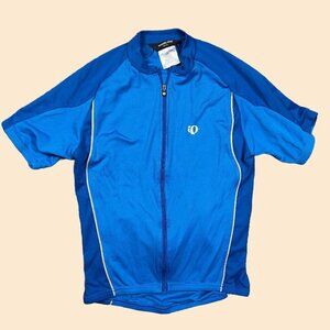 Pearl Izumi Men's Full Zip Royal Blue Cycling Cycle Jersey Size Medium
